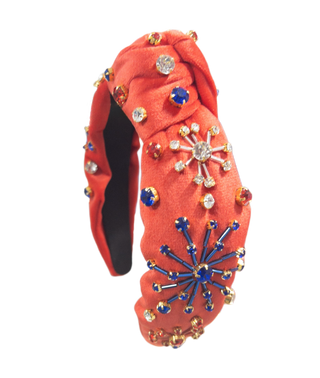 FIREWORK CELEBRATION HEADBAND RED BRIANNA CANNON
