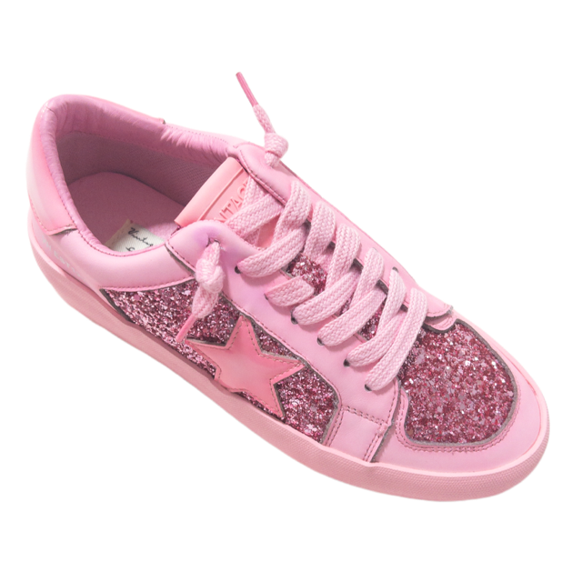 ALEXIS 2 PINK VINTAGE HAVANA SNEAKERS