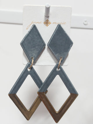 JANE MARIE RHOMBUS GRAY