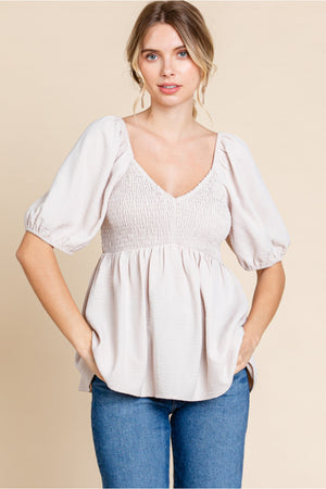 ALEXIS V-NECK TOP