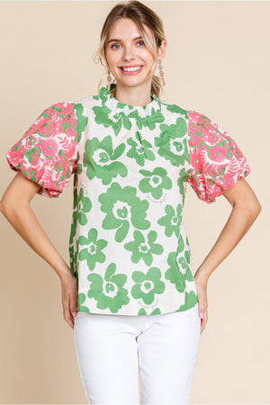 LUCIA FLORAL TOP