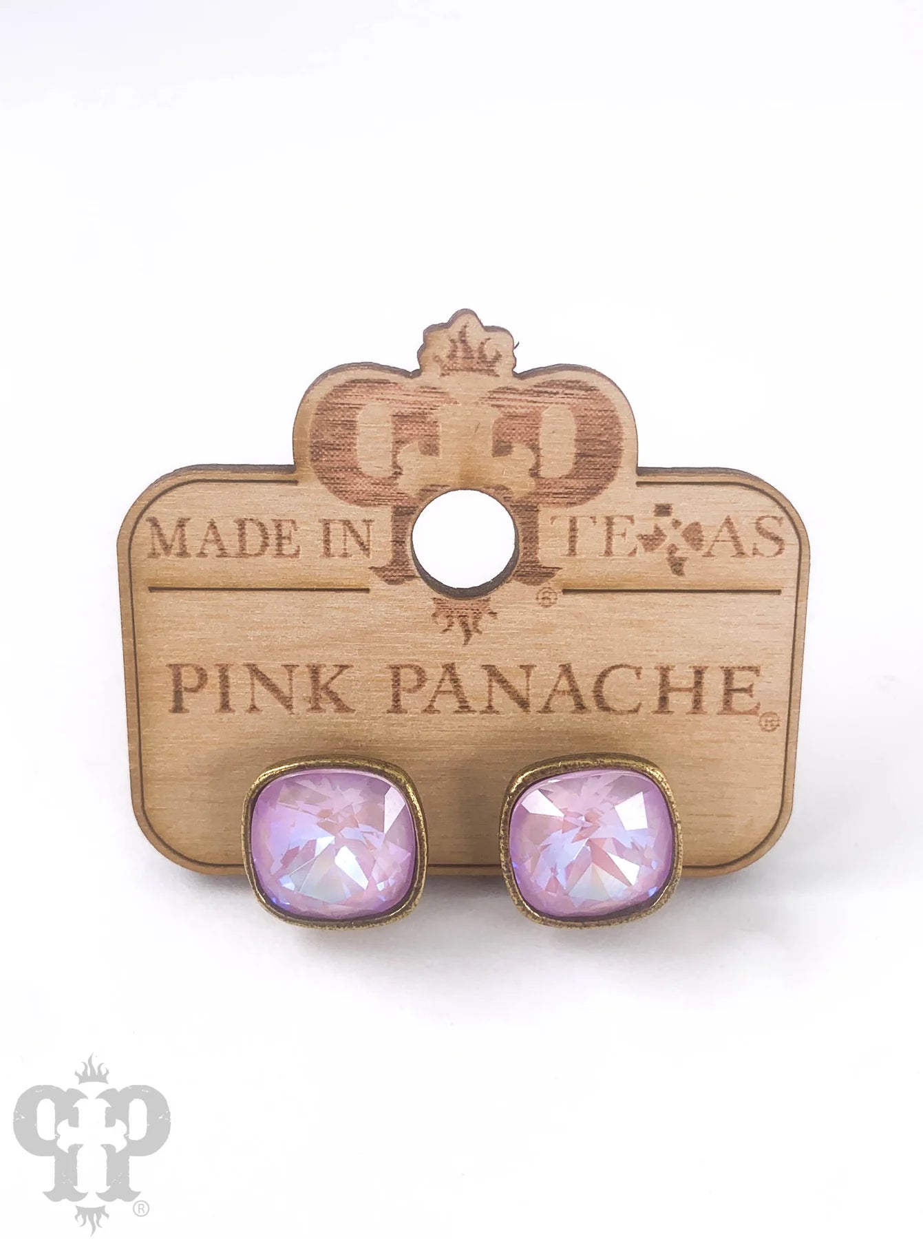 Lavender delite pink panache stud