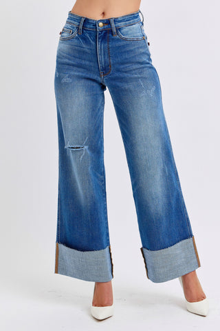 CIERRA HW RETRO WIDE LEG W/CUFF