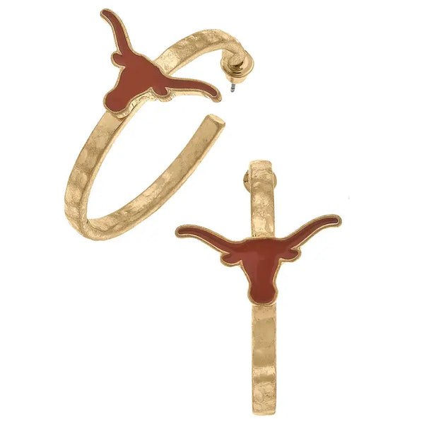 Texas Longhorns Enamel Statement Hinge Bangle