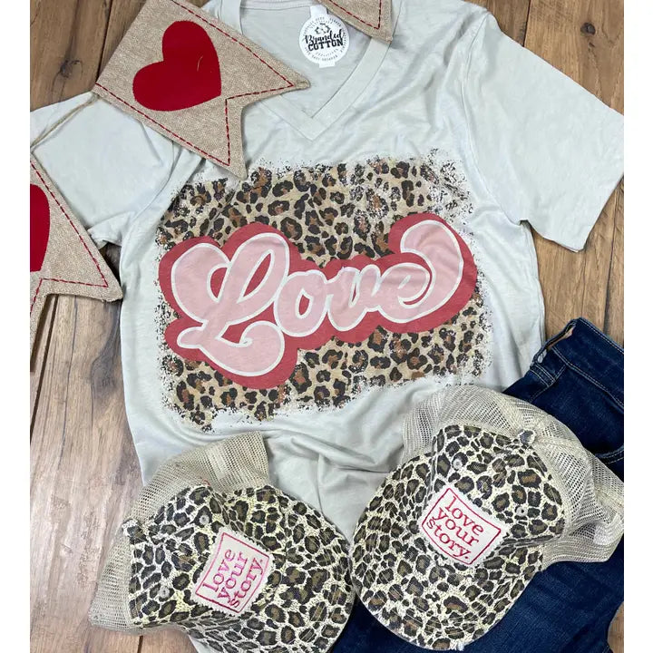 Love Leopard Tee