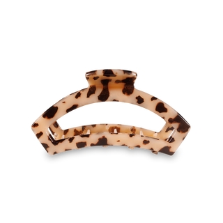 Teleties- Open Blonde Tortoise Medium Hair Clip