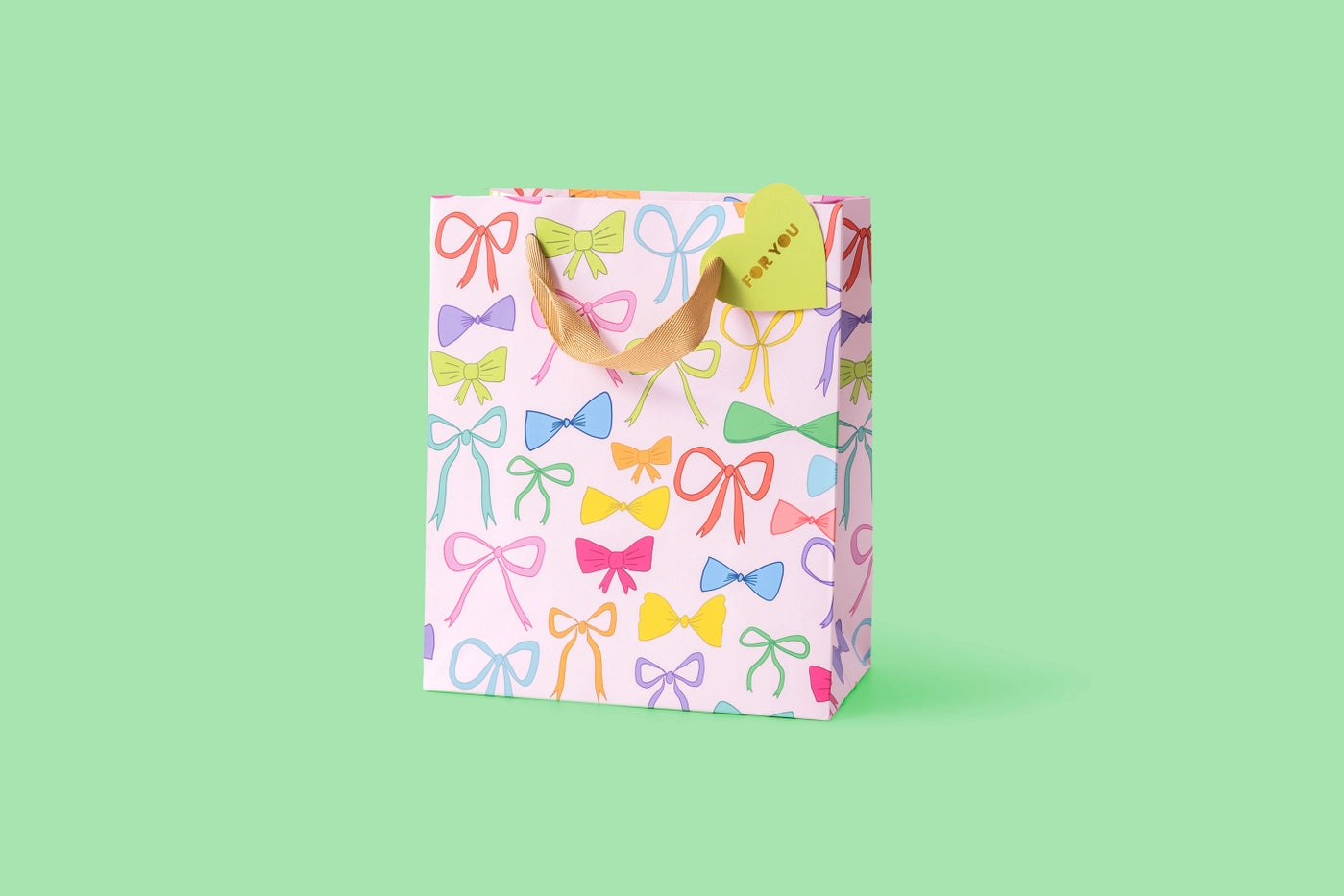 Gift Bags - Colorful Bows - Medium