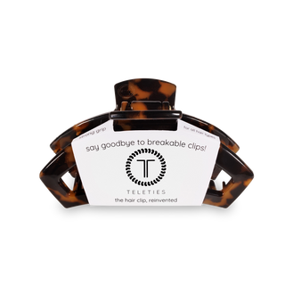 Teleties Open Tortoise Medium Hair Clip