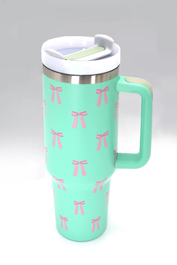 MINT BOW 40oz Stainless Steel Tumbler