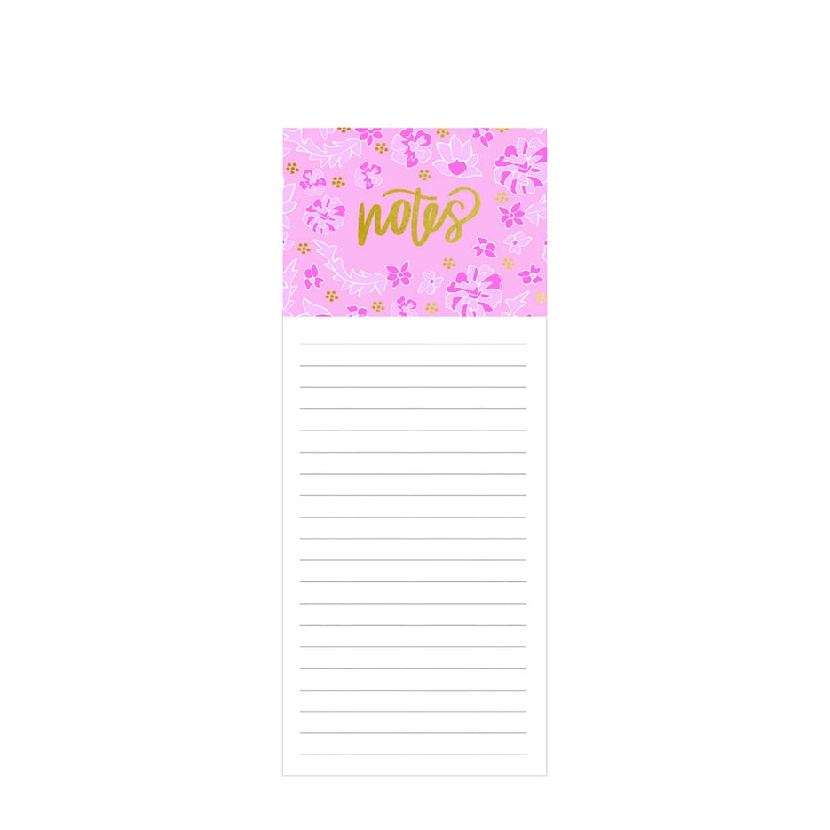 Notes Riviera Blossoms Magnetic Notepad
