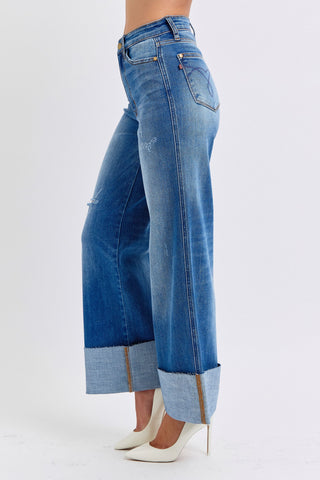 CIERRA HW RETRO WIDE LEG W/CUFF