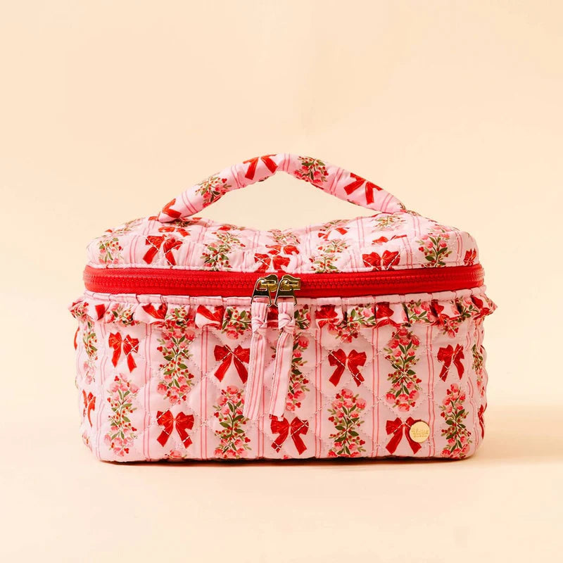 OH SO MERRY -Glam & Go Quilted Cosmetic Bag