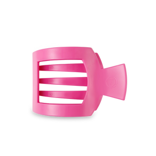 Paradise Pink Medium Flat Square Hair Clip