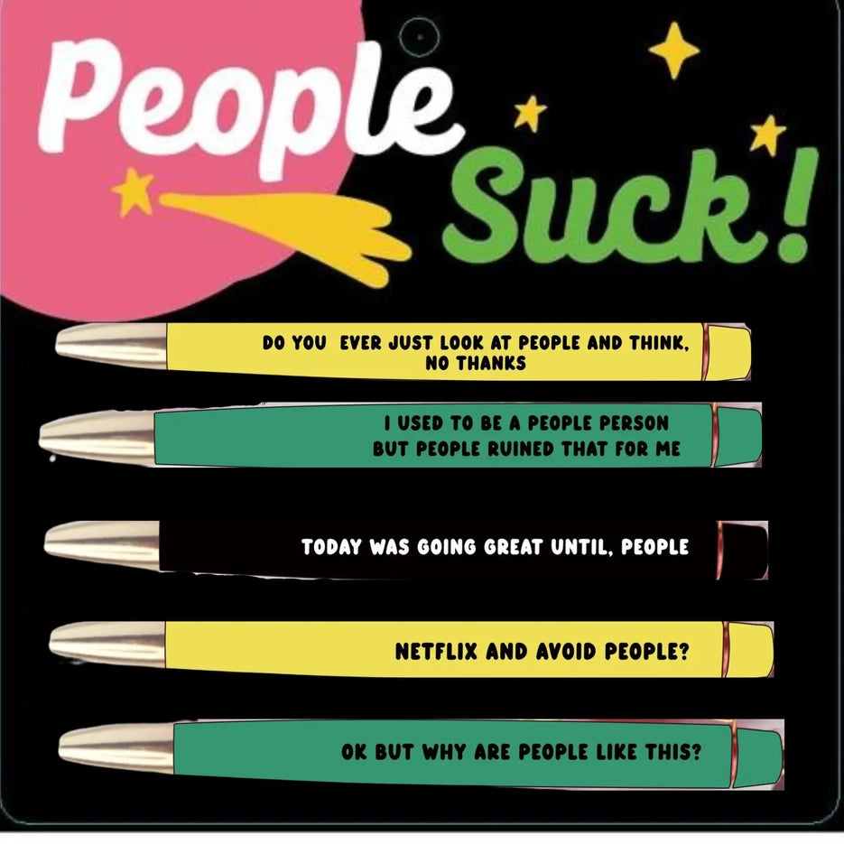 I Tolerate You, Funny Gifts for Best Friend, Funny Pens Writing