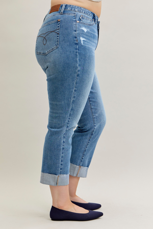 BELLA JUDY BLUE HW BF JEANS