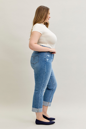BELLA JUDY BLUE HW BF JEANS