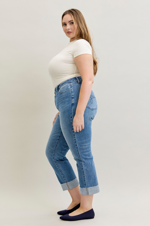BELLA JUDY BLUE HW BF JEANS