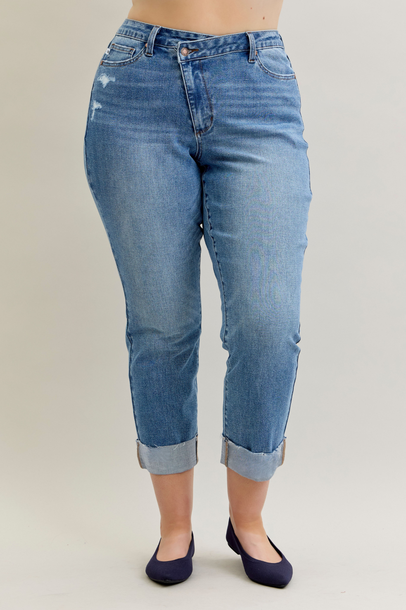 BELLA JUDY BLUE HW BF JEANS