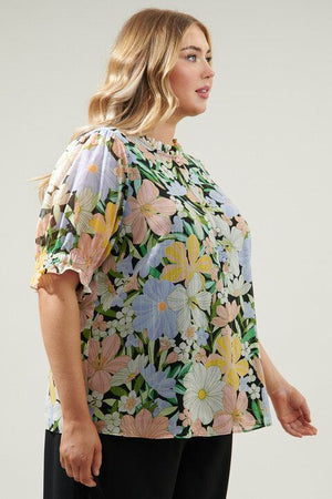 TOPANGA FLORAL TOP