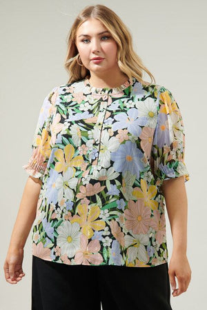 TOPANGA FLORAL TOP