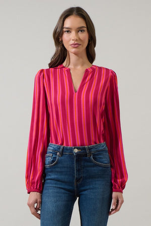 ARIANA MADIX STRIPE TOP
