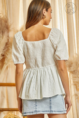 BETTY EMBROIDERED TOP
