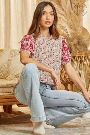 CHRISSY FLORAL TOP