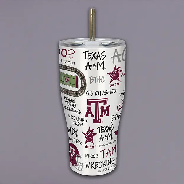 Tx Am Icon Metal Tumbler