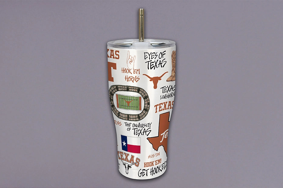 Tx Icon Metal Tumbler