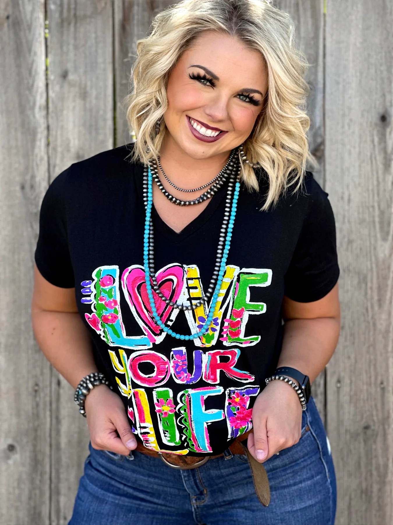 CALLIE'S LOVE YOUR LIFE TEE