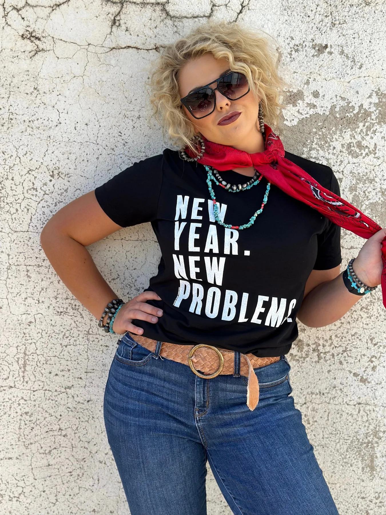 NEW YEAR NEW PROBLEMS TEE