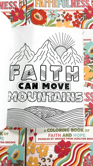 COLORING BOOK - COLORING A LIFE OF FAITHFULNESS