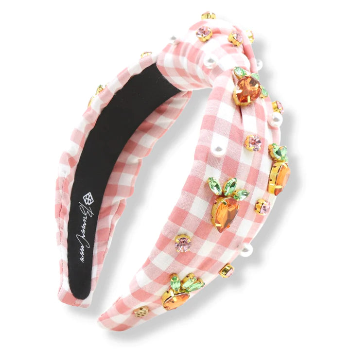 BRIANNA CANNON ADULT SIZE GINGHAM CARROT HEADBAND