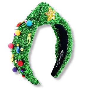 ADULT SIZE TINSEL CHRISTMAS TREE HEADBAND