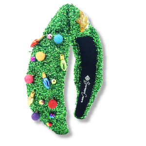 ADULT SIZE TINSEL CHRISTMAS TREE HEADBAND