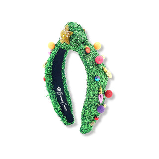 CHILD SIZE TINSEL CHRISTMAS TREE HEADBAND