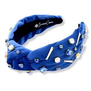 FAN GEAR BASEBALL HEADBAND IN BLUE