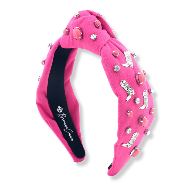 LET'S GO GIRLS PINK BOOT HEADBAND