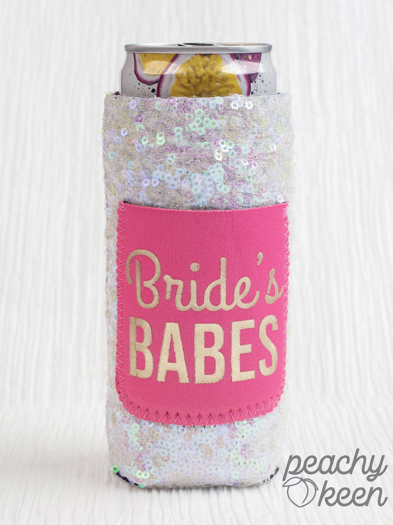 BRIDE'S BABES CAN COOLER FOR SLIM CAN