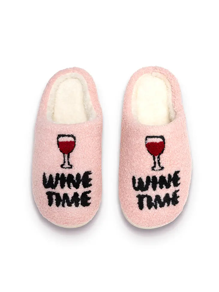WINE TIME SLIPPERS