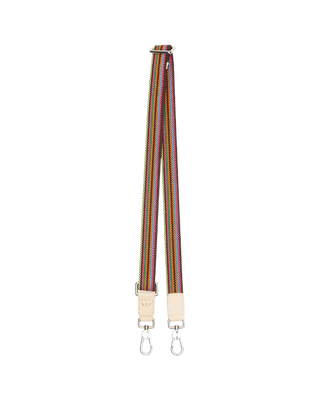 BROWN SLIM WEBBING CROSSBODY STRAP