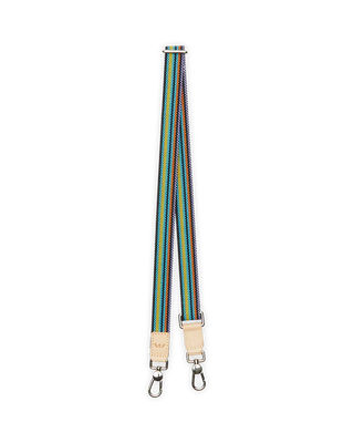 BLACK SLIM WEBBING CROSSBODY STRAP