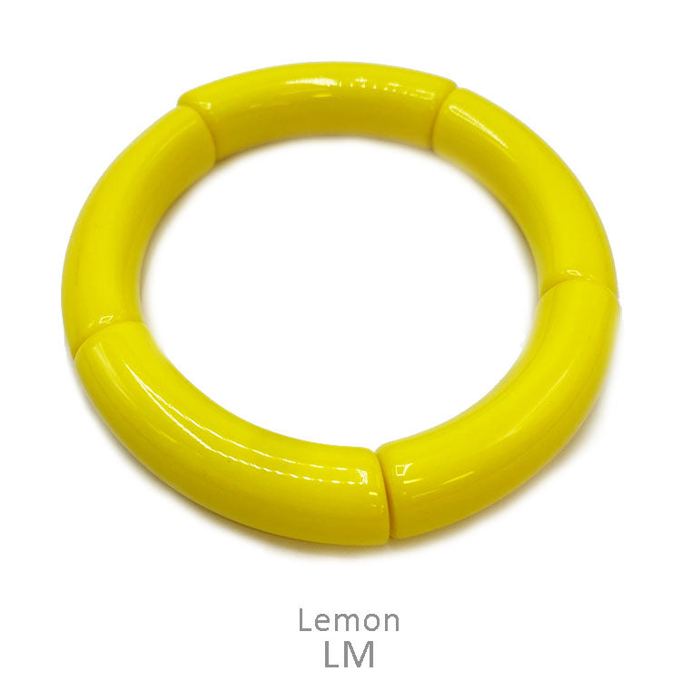 LEMON ACRYLIC BRACELET