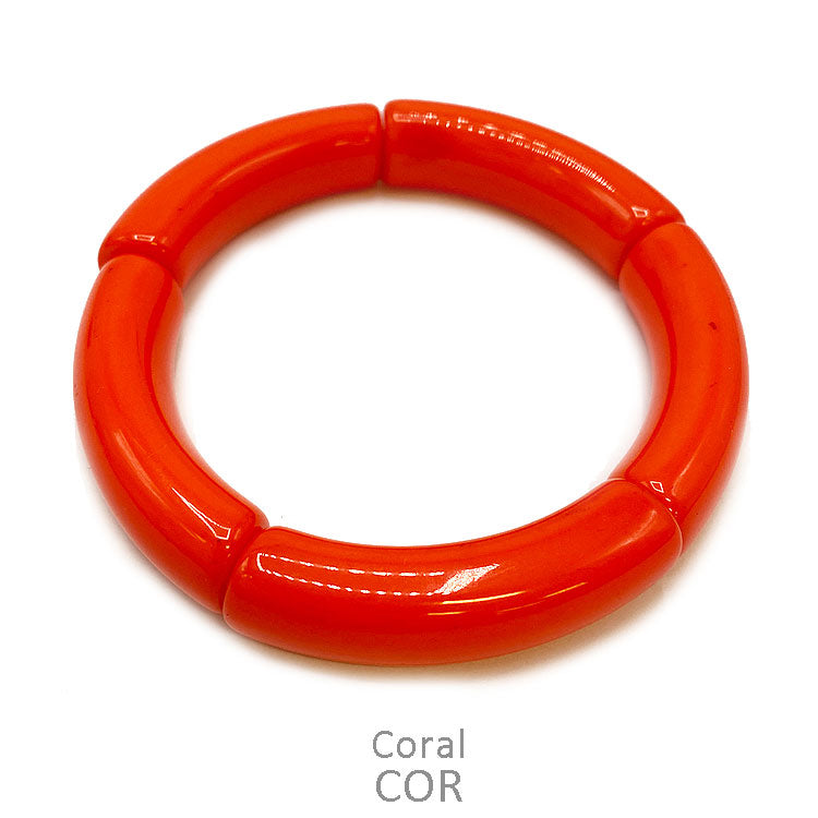 CORAL ACRYLIC BRACELET