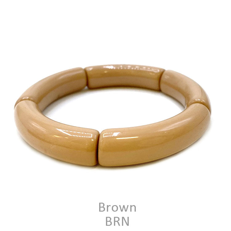 BROWN ACRYLIC BRACELET