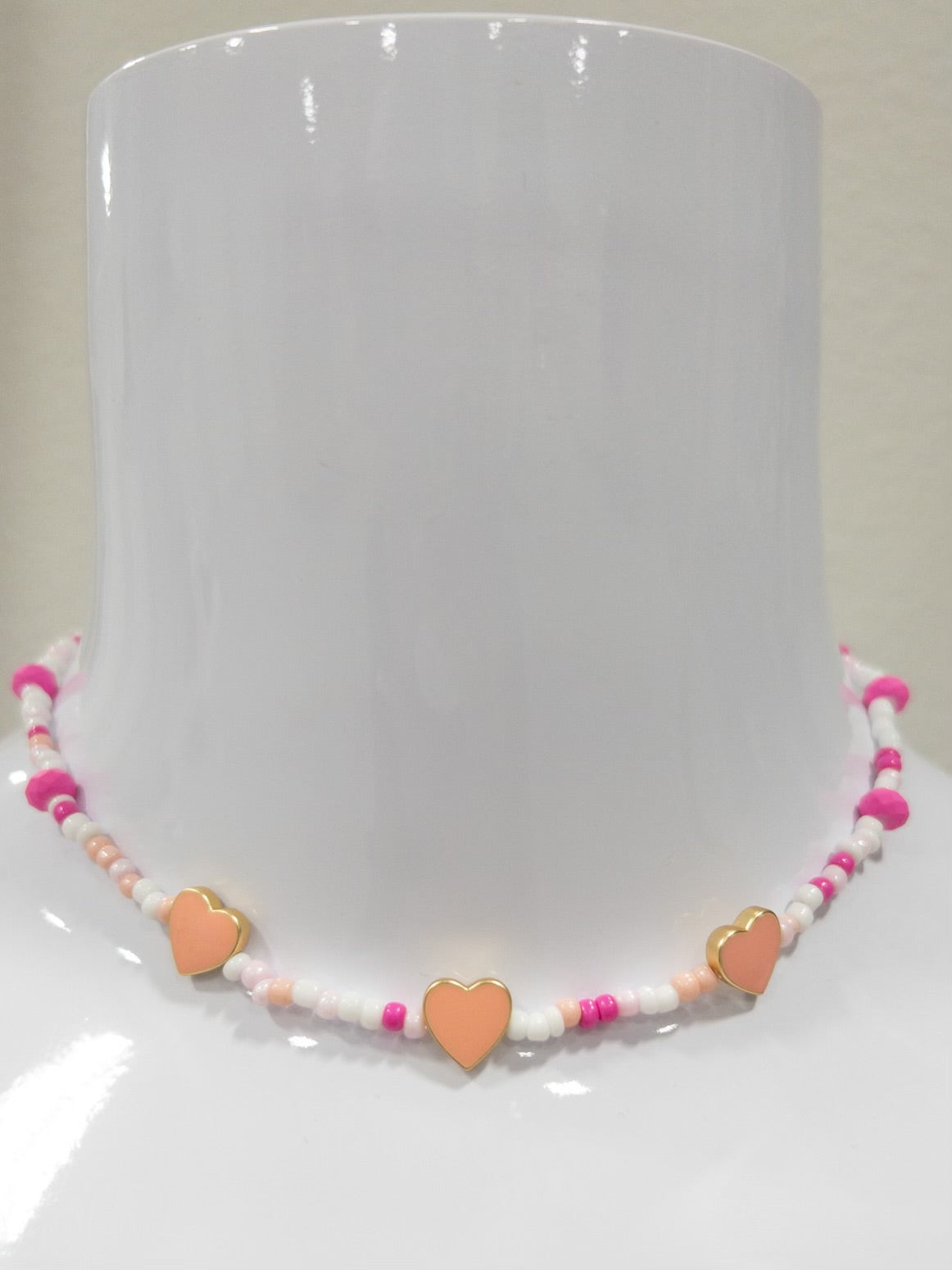 JANE MARIE KIDS! PINK HEART NECKLACE 01