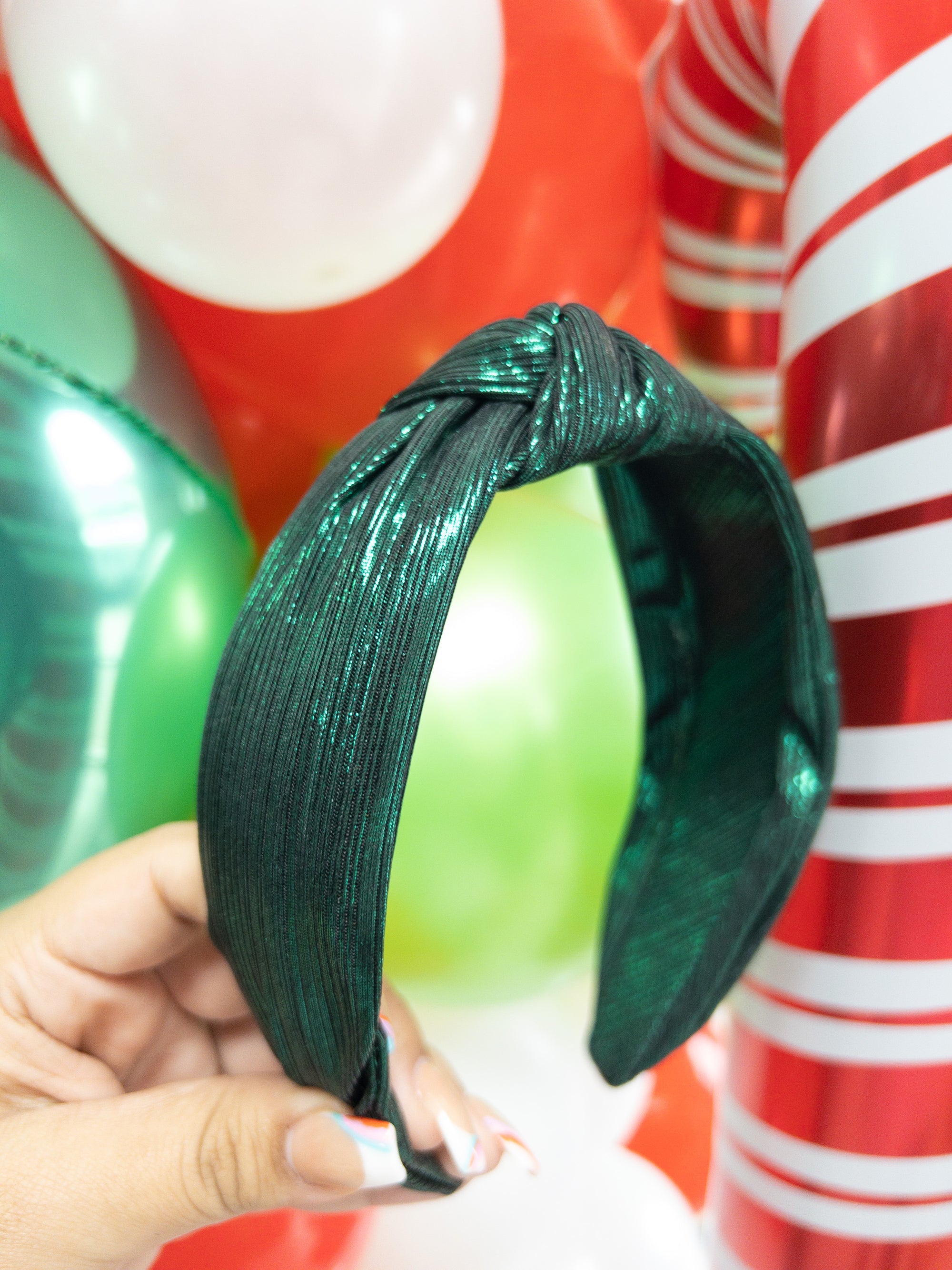 DARK GREEN HEADBAND