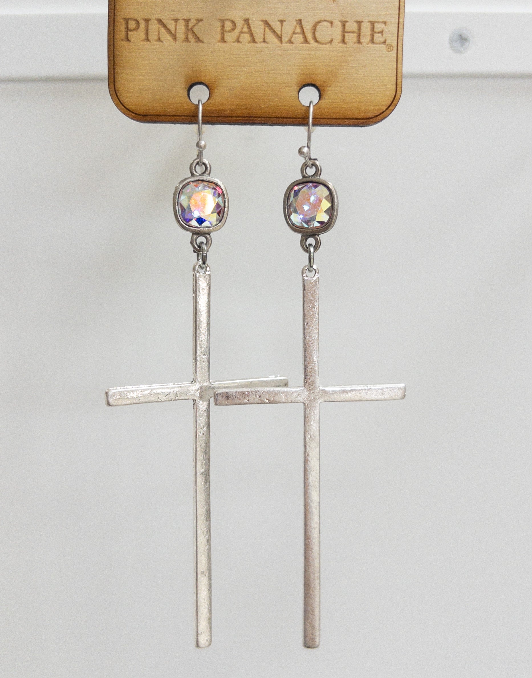 93 CROSS DANGLE SILVER