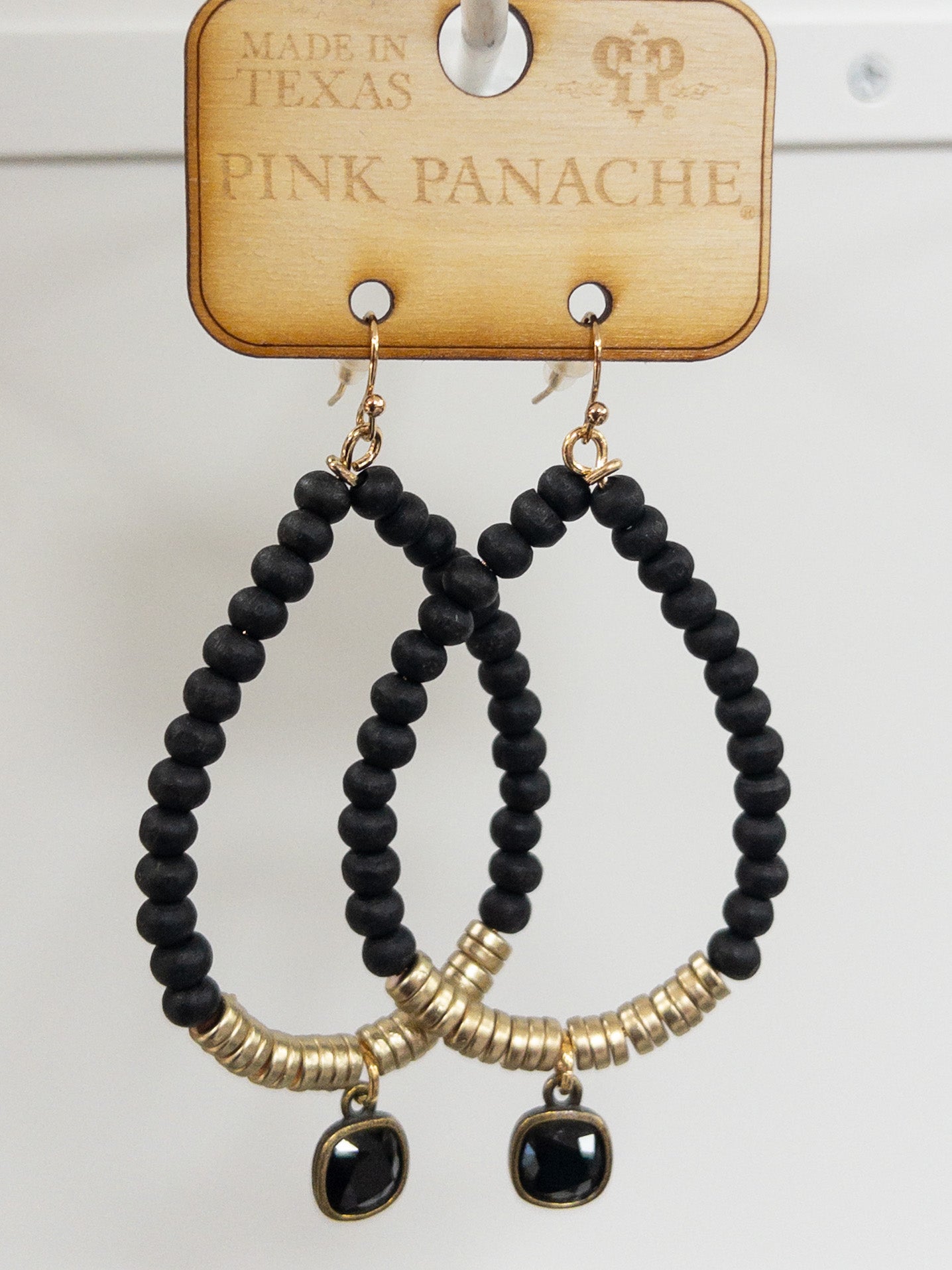 146 BLACK GOLD TEARDROP