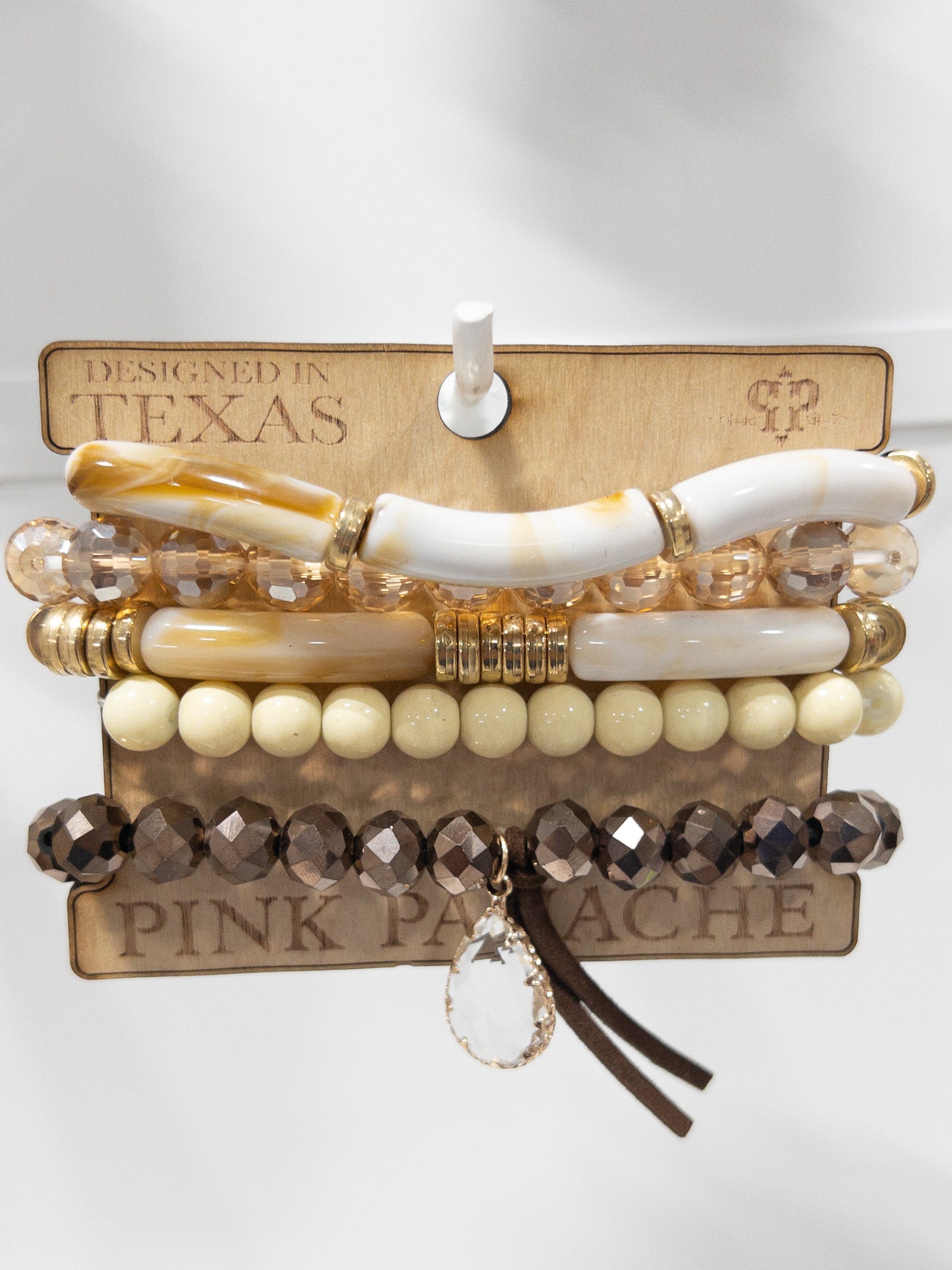 178 RUSTIC CLEAR GEM SET